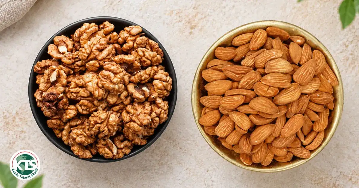 Walnuts vs Almonds Calories
